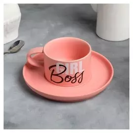 Чайная пара "Girl Boss", 200 мл