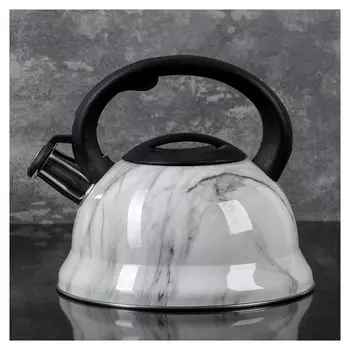 Чайник со свистком 2,8 л "Каррар"