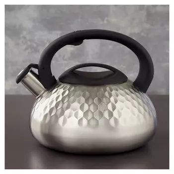 Чайник со свистком 3 л Galaxy, индукция, ручка Soft-touch