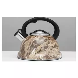 Чайник со свистком «Мрамор», 2,6 л, индукция