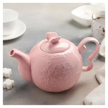 Чайник заварочный 700 мл "Сьюзен", цвет розовый