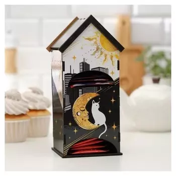 Чайный домик двойной "День и ночь" 9,6х22 см