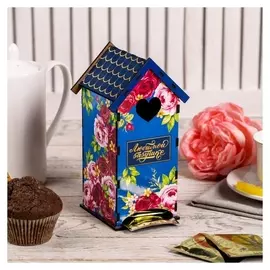 Чайный домик "Любимой бабушке", 20х8,6 см