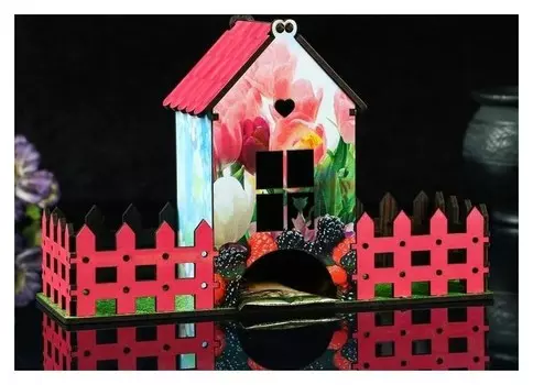 Чайный домик "Розовый заборчик"