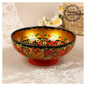 Чаша «Фруктовница», 8×20 см, хохлома