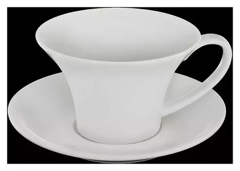 Чашка чайная с блюдцем 400 мл