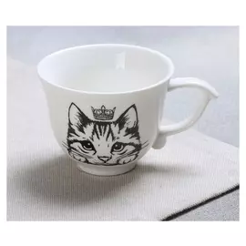 Чашка Кошка 150 мл Цвет белый