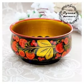 Чашка «Ягодка», 14×14×7 см, хохлома