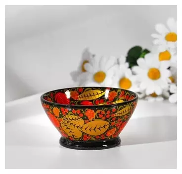 Чашка «Ягодка», полная запись, 11×11×6 см, хохлома