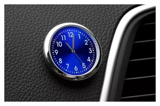 Часы автомобильные, внутрисалонные, диаметр 4.5 см