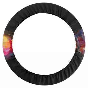 Чехол для обруча 309 S-032, цвет чёрный/розовый