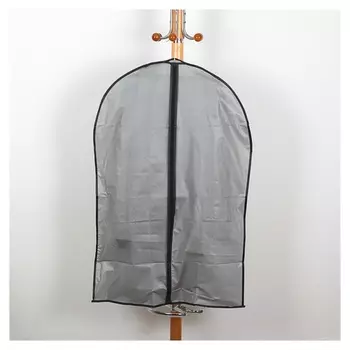 Чехол для одежды плотный доляна, 59×89 см, Peva, цвет серый