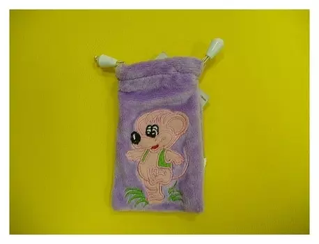 Чехол для сотового телефона плюшевый Мышка