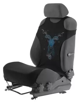 Чехол-майка "Козерог", на переднее сиденье, хлопок