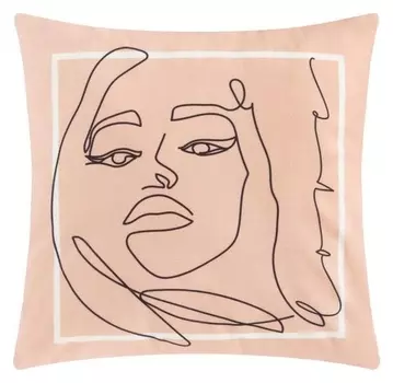Чехол на подушку этель "Dream Girl" 40х40 см, 100% п/э, велюр