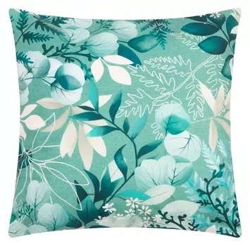 Чехол на подушку этель "Эвкалипт" 40х40 см, велюр, 100% п/э
