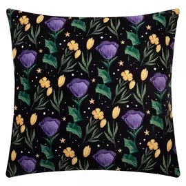 Чехол на подушку этель "Ландыши" 40х40 см, 100% п/э, велюр