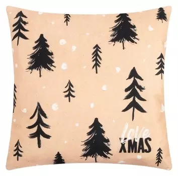 Чехол на подушку этель "Love Xmas", 40*40 см, 100 п/э, велюр