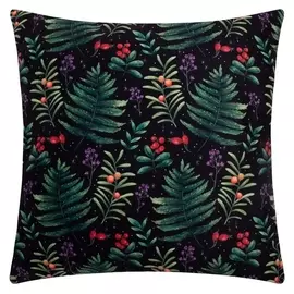 Чехол на подушку этель "Папоротник" 40х40 см, 100% п/э, велюр