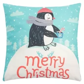 Чехол на подушку этель "Пингвин" 40 х 40 см, 100% п/э