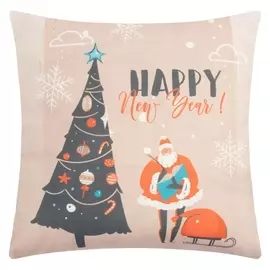 Чехол на подушку этель "Санта" 40 х 40 см, 100% п/э