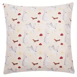 Чехол на подушку этель "Зайчики" 40х40 см, 100% п/э, велюр