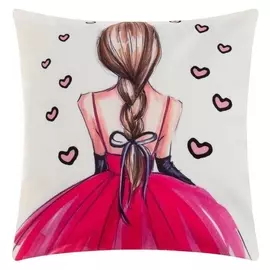 Чехол на подушку этель женские истории "Свидание" 42 х 42 см, велюр