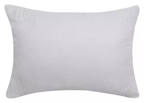 Чехол на подушку атра сменный стеганый на молнии 50х70см, 100% п/э, 100гр/м