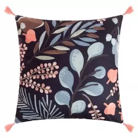 Чехол на подушку с кисточками этель «Флора», 43х43 см