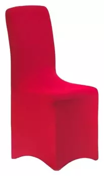 Чехол свадебный на стул, красный, размер 100х40см