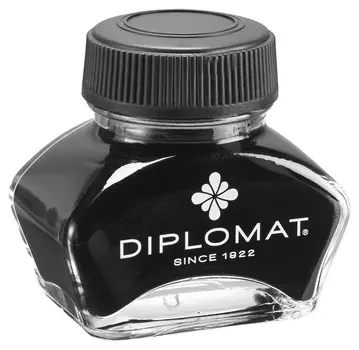Чернила 30мл Diplomat черный D20000324