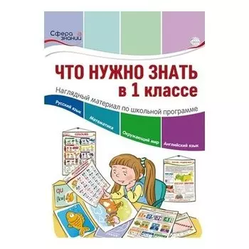 Что нужно знать в 1 классе: наглядный материал по школьной программе. 32 учебных таблицы