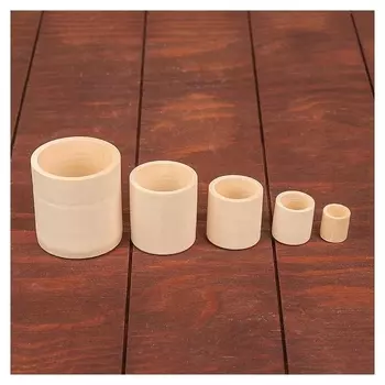 Цилиндрики-стаканы, 5 в 1