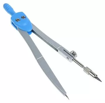 Циркуль металлический в ПВХ чехле