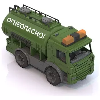 Цистерна "Огнеопасно", цвет зелёный