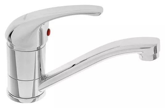 Cмеситель для кухни Accoona A5243, однорычажный, силумин, хром