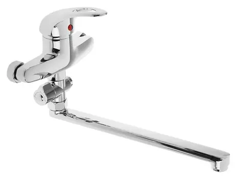 Cмеситель для ванны Accoona A7040, однорычажный, силумин, хром