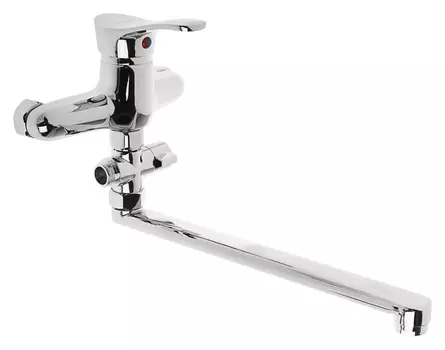 Cмеситель для ванны Accoona A7051, однорычажный, латунь, хром