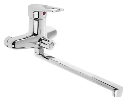 Cмеситель для ванны Accoona A7130, однорычажный, латунь, хром