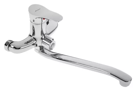 Cмеситель для ванны Accoona A7161, однорычажный, силумин, хром
