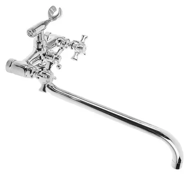 Cмеситель для ванны Accoona A7370, двухвентильный, латунь, хром