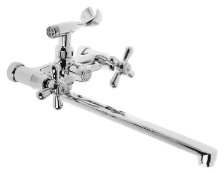Cмеситель для ванны Accoona A7572-2, двухвентильный, латунь, хром