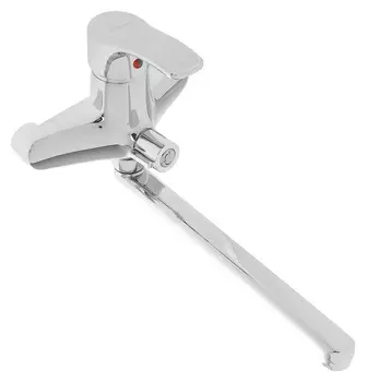 Cмеситель для ванны и душа Accoona A7103b, однорычажный, с душевым набором, силумин, хром