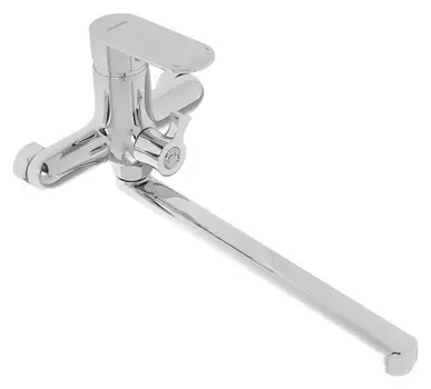 Cмеситель для ванны и душа Accoona A7154, однорычажный, с душевым набором, латунь, хром