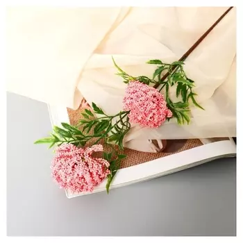 Цветы искусственные "Астра пышная" 7х55 см, розовый