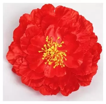 Цветы искусственные для декора, цвет красный