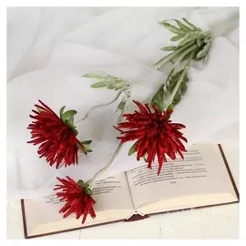 Цветы искусственные "Глобулярия" 9х70 см, бордовый