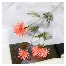 Цветы искусственные "Глобулярия" 9х70 см, розовый