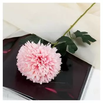 Цветы искусственные "Хризантема" 9*48 см, розовый