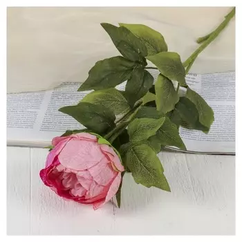 Цветы искусственные "Крупный пион" 9х70 см, розовый